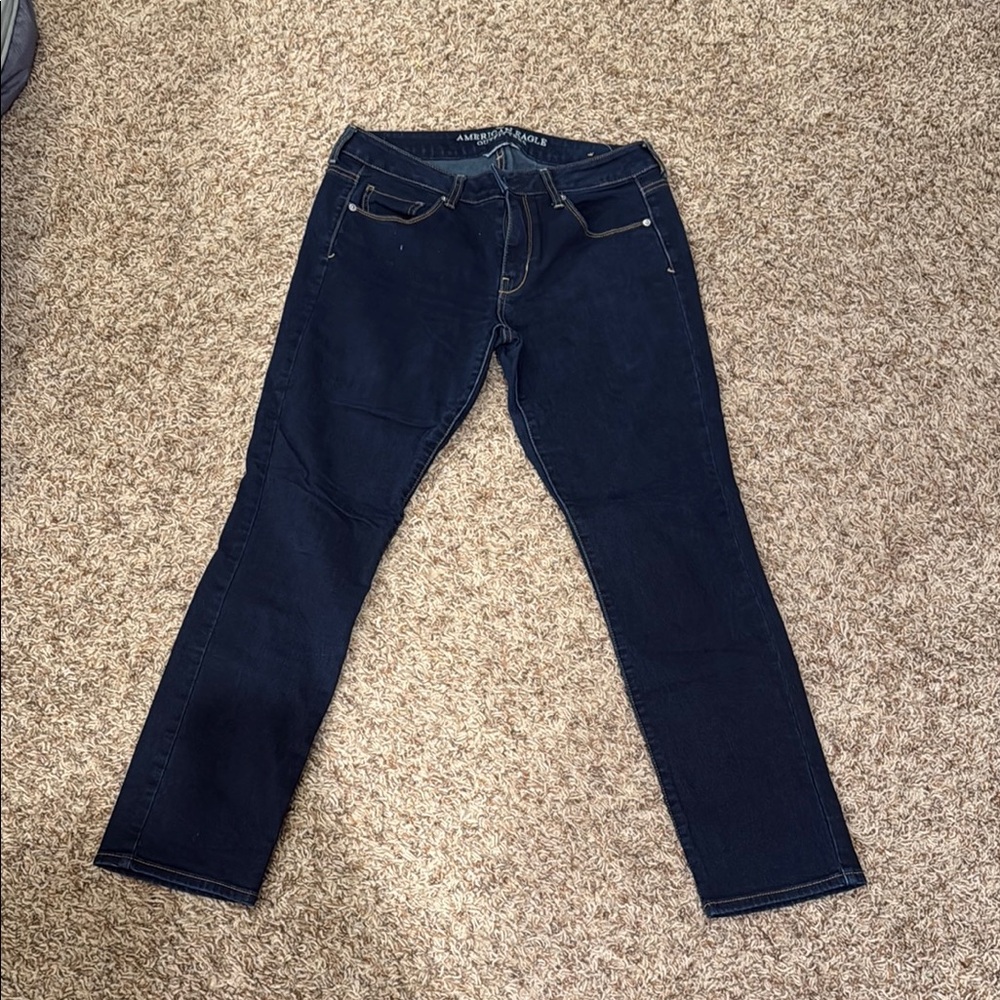 American Eagle Outfitters Blue Skinny Jeans Classic Style